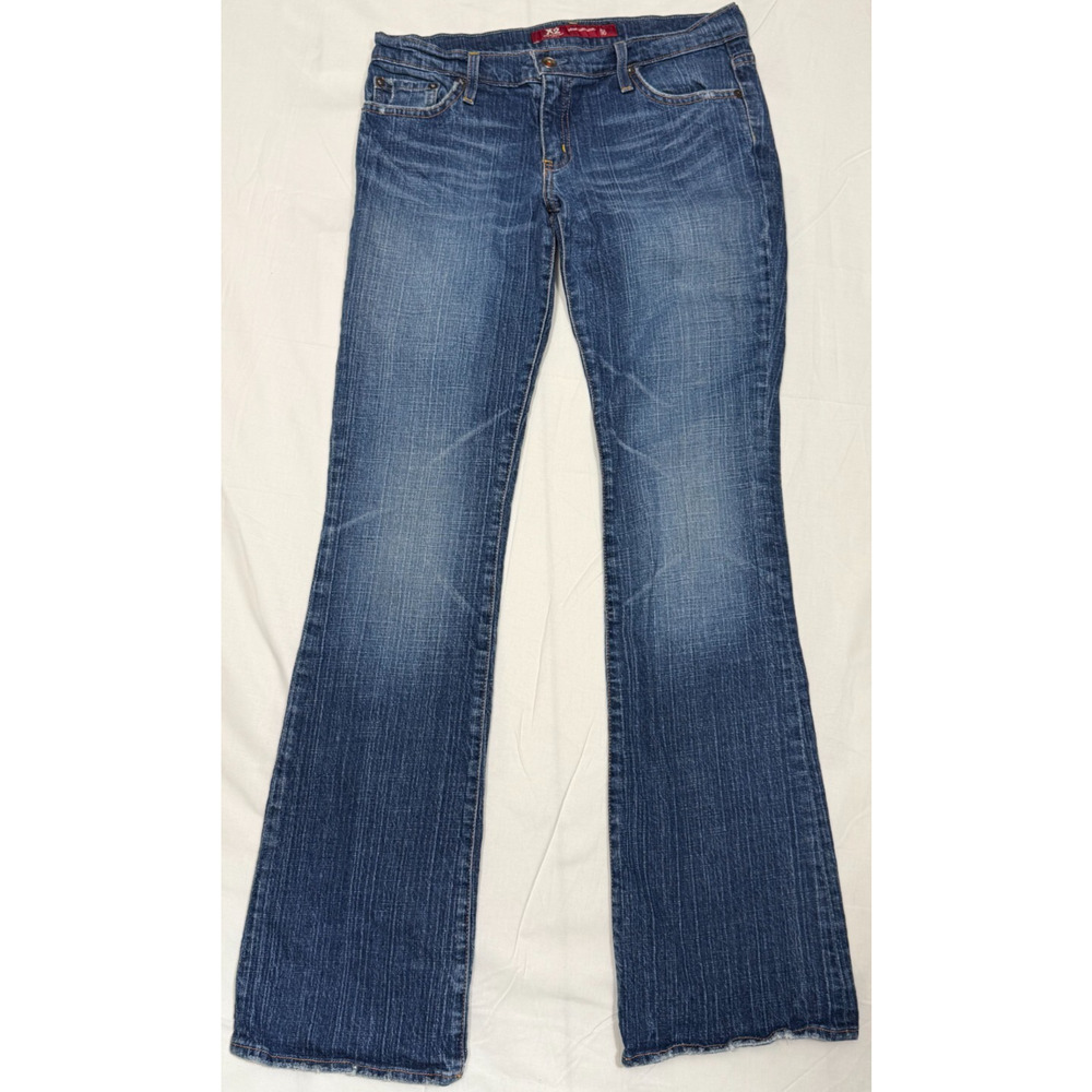 X2 Denim Laboratory 30 x 33 Boot Cut Blue Jeans Women's Regular Low Rise USA